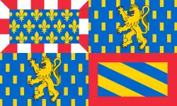 Drapeau de Bourgogne-Franche-Comté
