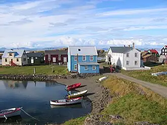Maisons de pêcheurs sur Flatey en 2004