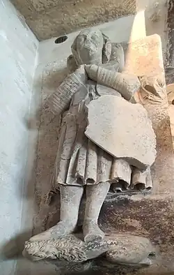 Gisant de seigneur, du début du XIXe&nbsp;siècle