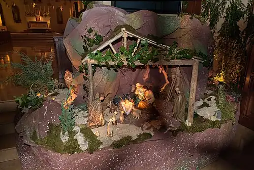 Crèche de Noël.