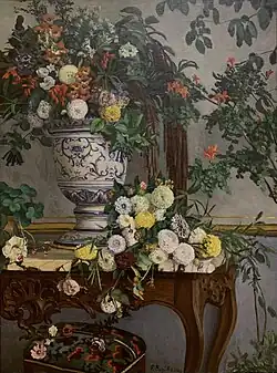 Fleurs, Frédéric Bazille, 1868, musée de Grenoble.