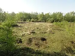 Le carreau de fosse vu depuis le terril.