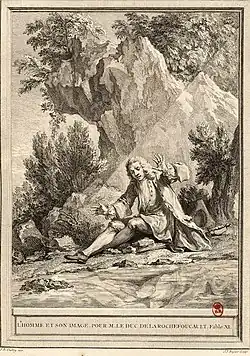 La Fontaine et l'homme
