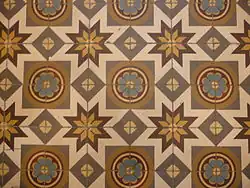 Image montrant des carreaux en ciment du XIXe&nbsp;siècle.