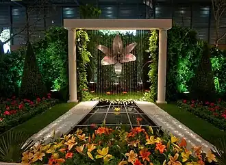 Les Floralies internationales, au parc des expositions de la Beaujoire.