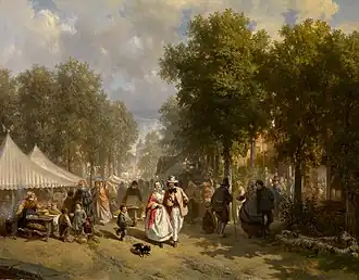 Scène de marché, 1855Collection privée