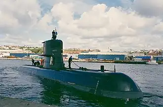 illustration de HMS Västergötland