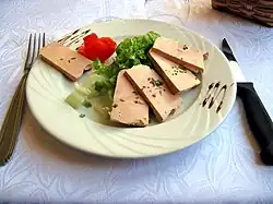 Tranches de foie gras