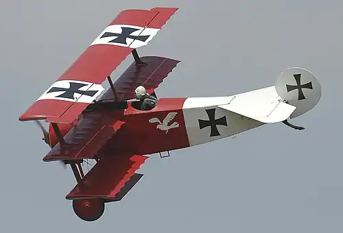 Un Fokker Dr.I en 2010.