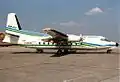 Fokker F27 Friendship F-GFJS à Stuttgart en Avril 1993