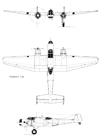 vue en plan de l’avion