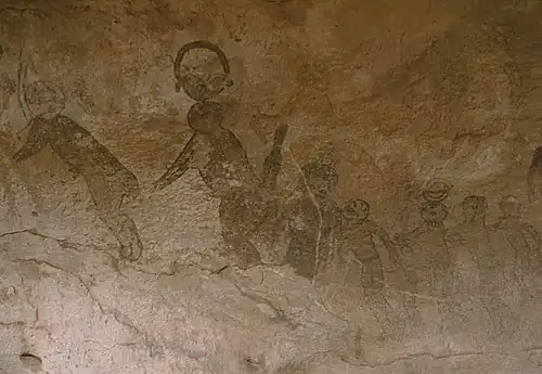 Peinture rupestre de Jabarren.