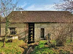 La roue à pales (vue aval).