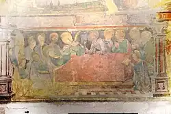 Fresque de la dormition de la Vierge &nbsp;Classé&nbsp;MH (1945).
