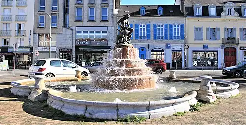 La fontaine : Les Sources de l'Amour.