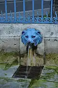 Mascaron de la fontaine.