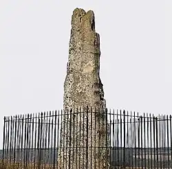 Le menhir de la Haute-Borne.