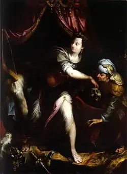 Lavinia Fontana, Judith avec la tête d'Holopherne, seconde moitié du XVIe siècle.
