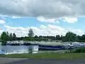 La base nautique jouxtant le canal (juin&nbsp;2009).