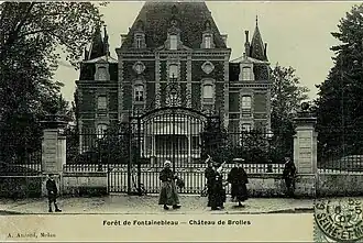 Façade sud, au tournant du XXe&nbsp;siècle.