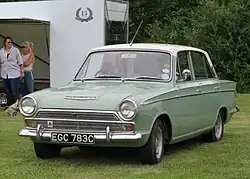 Ford Cortina Mark I berline 4 portes (après le lifting)