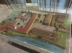 Maquette des forges.