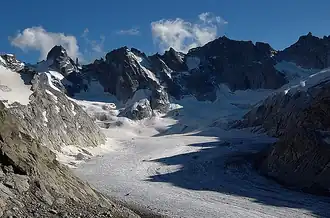 Vue du glacier de Forno
