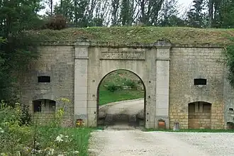 L'entrée du fort en 2007.