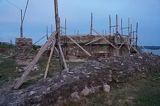 Vestige du fort, côté roumain.