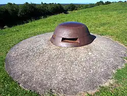 Cloche observatoire au fort de Douaumont.