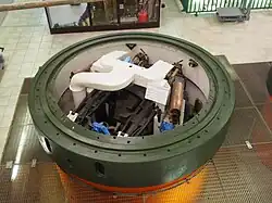 Intérieur d'une tourelle (musée de Fermont).