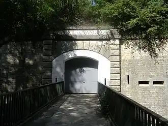 Caponnière de gorge du fort