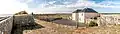 Le fort du Loch, vue panoramique sur la cour intérieure.