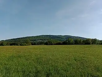 Le Salbert depuis Sermamagny au nord.