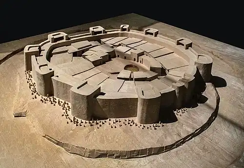 Maquette de la forteresse (Musée de Lleida)