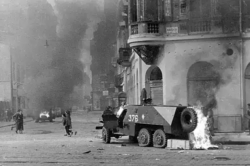Insurrection de Budapest en novembre 1956