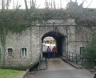 L’entrée du fort de Verrières.