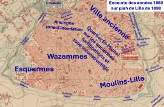 Fortifications de l'agrandissement de 1858