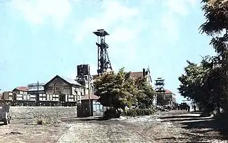 La fosse Vieux-Condé en 1961.