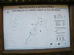 Chemins de randonnées.