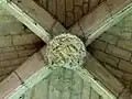 Clé de voûte de la 4e&nbsp;travée.