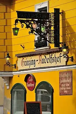 Bar à vin à Grinzing.