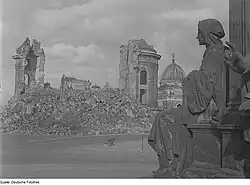 Ruines de la Frauenkirche.