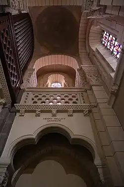 Revers du buffet ouest.