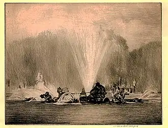 Les fontaines de Versailles (1893).