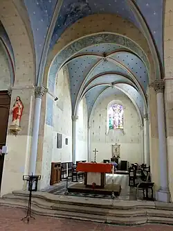 Croisée, vue vers l'est.