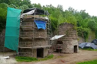 Fours de calcination de la Butte-Rouge à Dompierre.