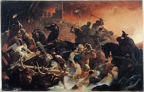 Les Derniers jours de Pompéi (entre 1834 et 1850), Paris, Petit Palais.