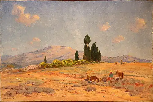 La Gardienne de chèvres, Brignoles, musée du pays brignolais.