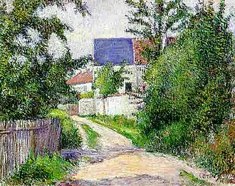 Ruelle à Auvers-sur-Oise, vers 1903.